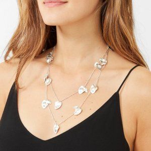 NIB Stella & Dot 🍃Esmee Station Neckalce Silver